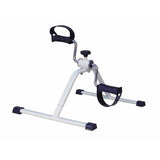 Portable Low Joint impact Fitness Rehabilitation Pedal Cycle Exerciser with variable Resistance for Leg and Arm Exercises, White