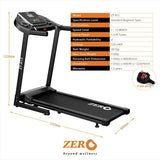 ZERO HEALTHCARE ZT-R15 LUXURY ULTRA SLIM TREADMILL